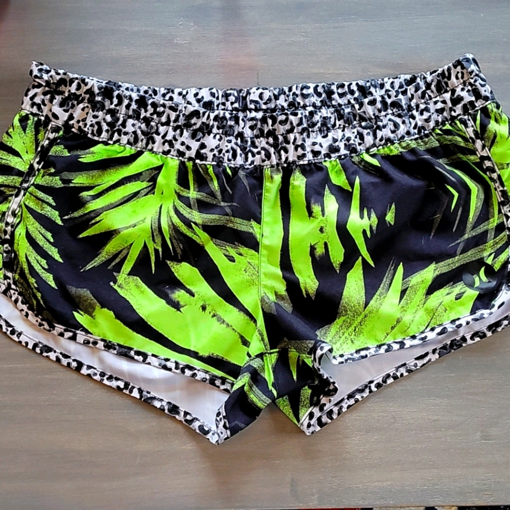Hurley palm leaf board short